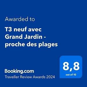 Appartement T3 Neuf Avec Grand Jardin - Proche Des Plages, Saint-Cyr-sur-Mer